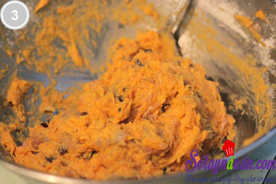 Món ngon dễ làm khoai lang bọc tôm thịt