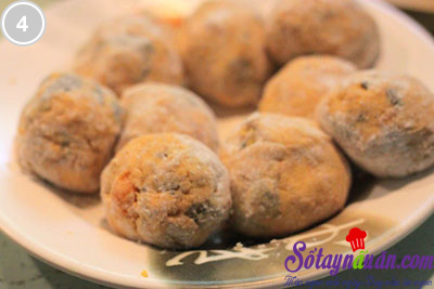 Món ngon dễ làm khoai lang bọc tôm thịt