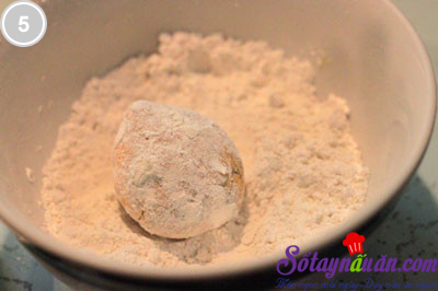 Món ngon dễ làm khoai lang bọc tôm thịt