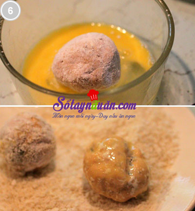 Món ngon dễ làm khoai lang bọc tôm thịt