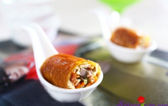 Món ngon nem cuốn vịt quay