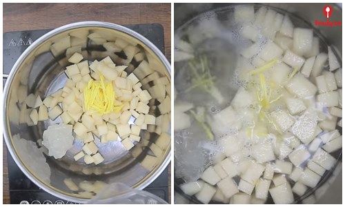 Món tráng miệng hoàn hảo với thạch bông cỏ vị chanh đường