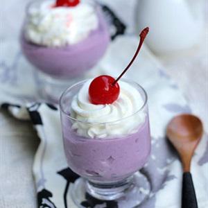 Cách làm mousse khoai lang tím