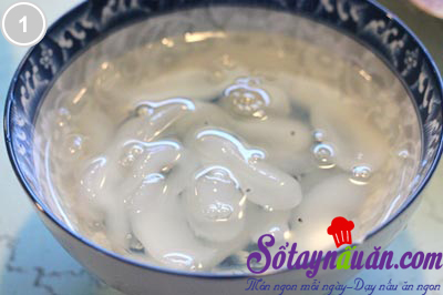 Mủ trôm hạt é giải khát