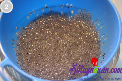 Mủ trôm hạt é giải khát