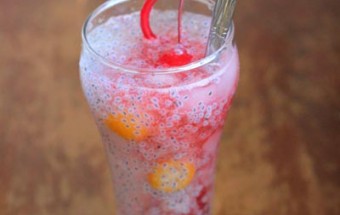 Mủ trôm hạt é giải khát