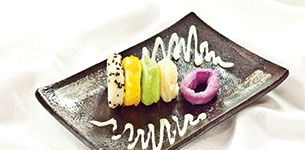 Mực chiên ngũ sắc