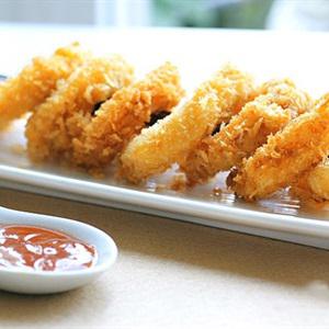 Cách làm mực chiên xù