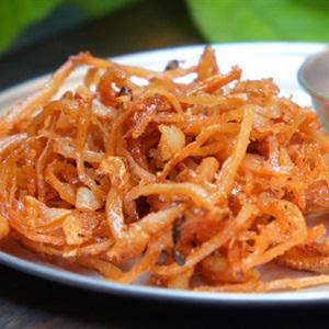 Cách làm mực khô chiên nước mắm