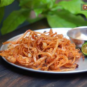 Cách làm mực khô chiên nước mắm