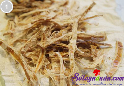 Mực khô sốt me chua