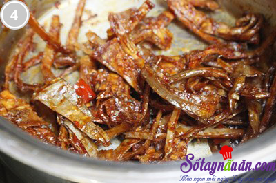 Mực khô sốt me chua