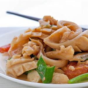 Cách làm mực lá xào cần tây