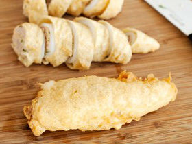 Mực nhồi tempura