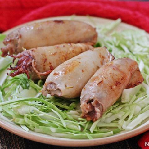 Cách làm mực nhồi thịt băm