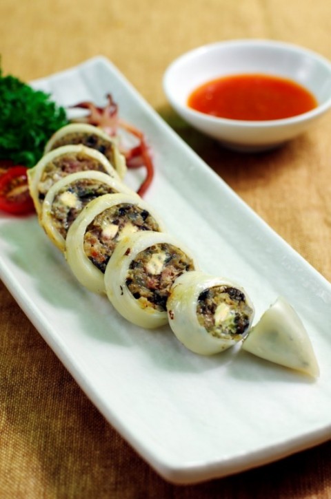 Mực nhồi thịt Phô mai Con Bò Cười