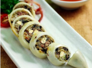 Mực nhồi thịt Phô mai Con Bò Cười