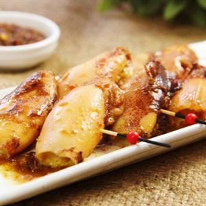 Cách làm mực nướng cà ri