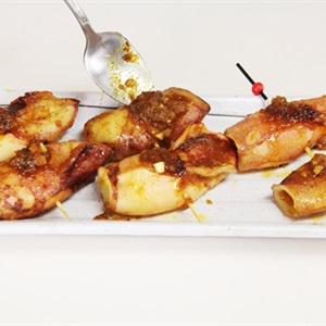 Cách làm mực nướng cà ri