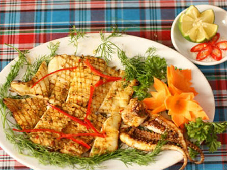 Mực nướng muối ớt