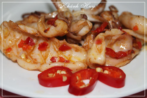 Mực nướng muối ớt