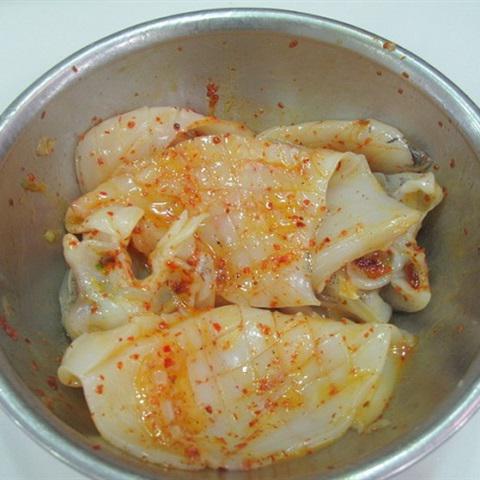 Cách làm mực nướng ngũ vị hương ngon