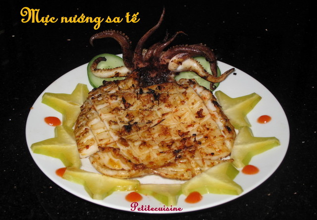 Mực nướng sa tế