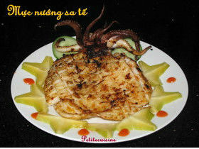 Mực nướng sa tế