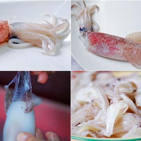 Cách làm mực om nước tương