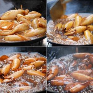 Cách làm mực om nước tương