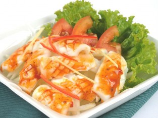 Mực ống sốt cay