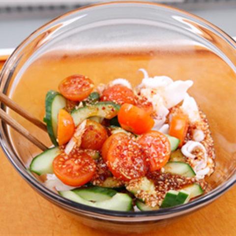 Cách làm mực trộn chua ngọt