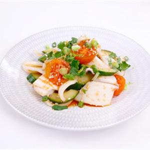 Cách làm mực trộn chua ngọt