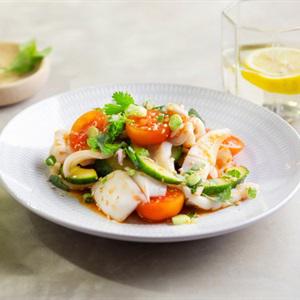 Cách làm mực trộn chua ngọt