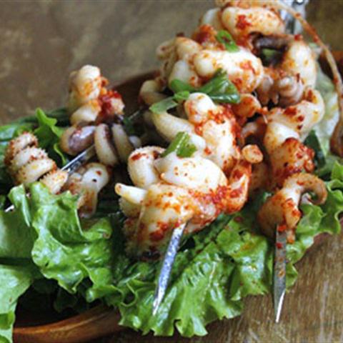 Cách làm mực tươi nướng muối ớt