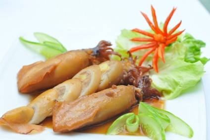 Mực um nước dừa