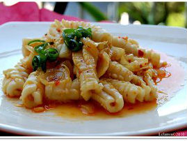 Mực xào cay nóng hổi