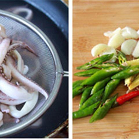 Cách làm mực xào chua cay