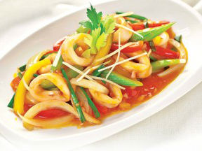 Mực xào chua ngọt
