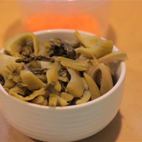 Cách làm mực xào dưa cải