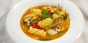 Mực xáo nước cốt dừa