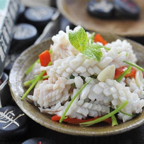 Cách làm mực xào ớt chuông