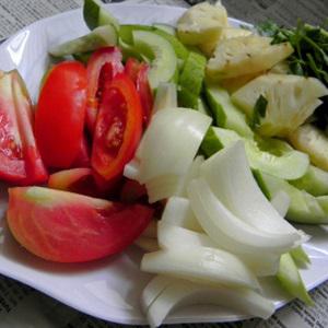 Cách làm mực xào rau củ