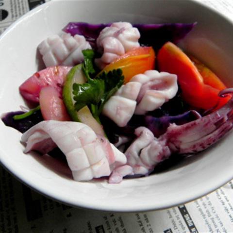 Cách làm mực xào rau củ