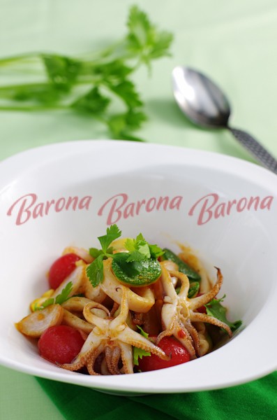 Mực xào sốt chua ngọt