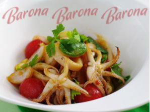 Mực xào sốt chua ngọt