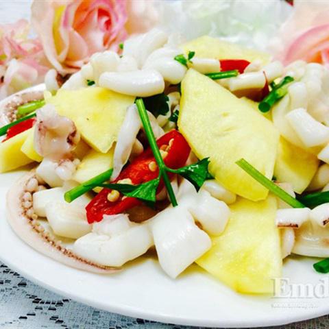 Cách làm mực xào thơm