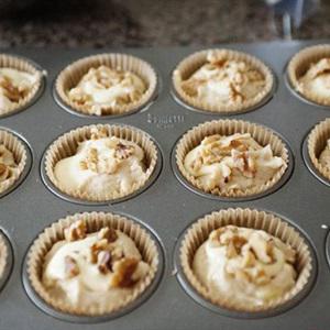 Cách làm muffin chuối kem phô mai