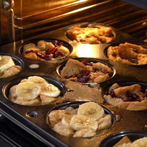 Cách làm muffin chuối  nướng