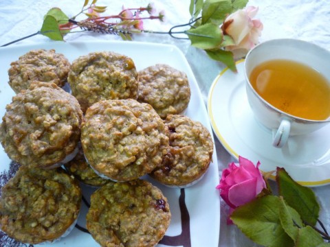 Muffin chuối yến mạch